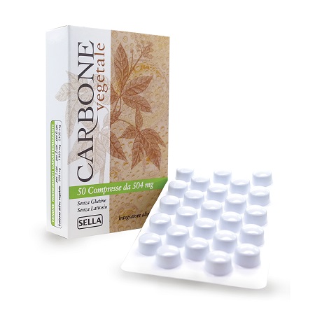 CARBONE VEGETALE 50 COMPRESSE - farmacialombardia.it