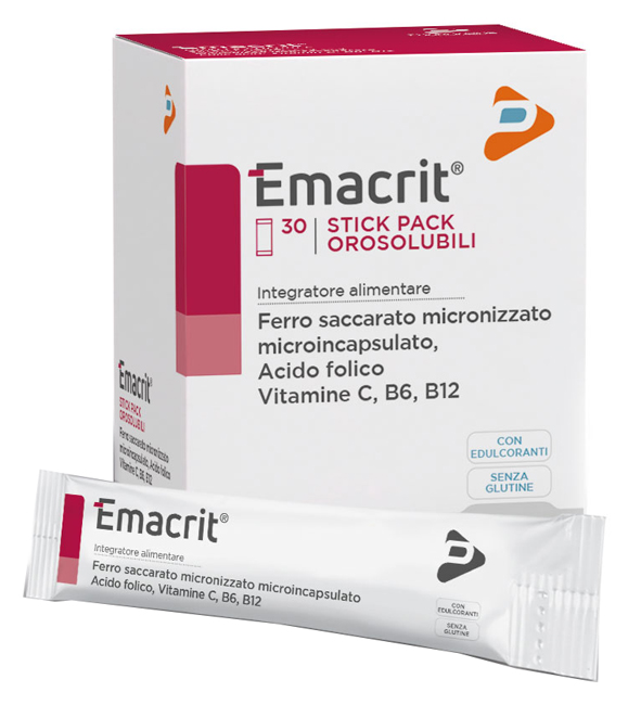 EMACRIT OROSOLUBILE 30 STICK PACK - farmacialombardia.it
