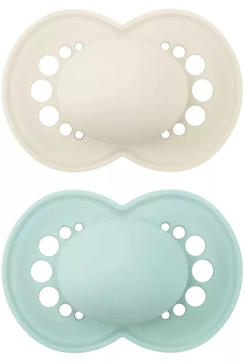 MAM SUCCHIETTO ORIGINAL NIGHT 16+ SILICONE NEUTRO 2 PEZZI - farmacialombardia.it