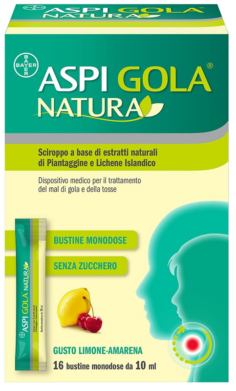 ASPI GOLA NATURA 16 BUSTINE MONODOSE DA 10 ML - farmacialombardia.it