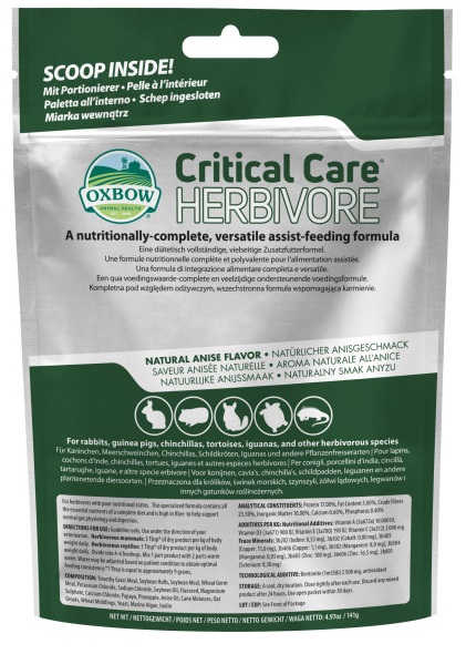 CRITICAL CARE HERBIVORE 141 G - farmacialombardia.it