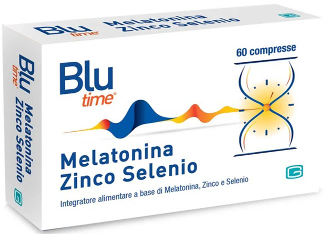 BLU TIME MELATONINA/ZINCO/SELENIO COMPRESSE - farmacialombardia.it