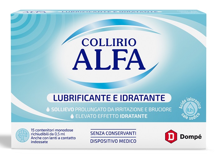 COLLIRIO ALFA LUBRIFICANTE/IDRATANTE 15 FIALE MONODOSE - farmacialombardia.it