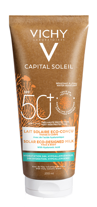CAPITAL SOLEIL LATTE SOLARE ECO-SOSTENIBILE SPF50+ 200 ML - farmacialombardia.it