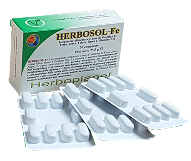 HERBOSOL FE 30 COMPRESSE - farmacialombardia.it