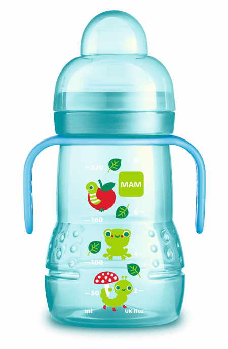 MAM TRAINER 220 ML 4+ BECCUCCIO SOFT SILICONE NEUTRO - farmacialombardia.it