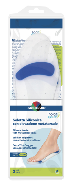 SOLETTA SILICONICA MASTER-AID FOOTCARE LARGE 41-42 METATARSO I6 - farmacialombardia.it