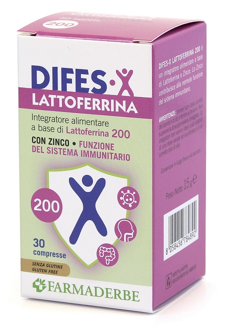 DIFES X LATTOFERRINA 200 30 COMPRESSE - farmacialombardia.it