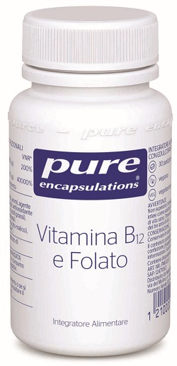 PURE ENCAPSULATIONS VITAMINA B12 E FOLATO 30 PASTIGLIE - farmacialombardia.it