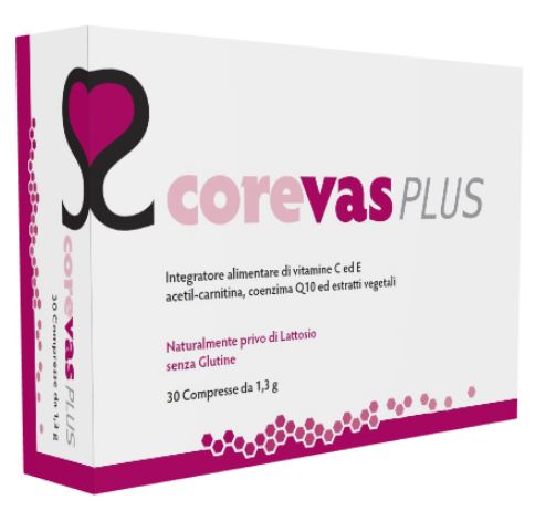 COREVAS PLUS 30 COMPRESSE - farmacialombardia.it