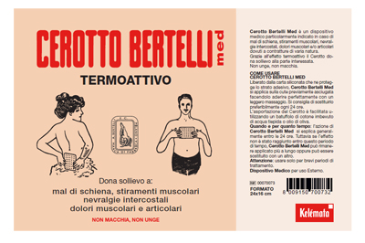 BERTELLI CEROTTO MED GRANDE 24 X 16 CM - farmacialombardia.it