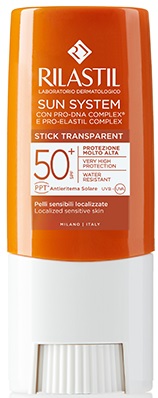 RILASTIL SUN SYSTEM PHOTO PROTECTION TERAPY SPF 50+ STICK TRASPARENTE 8,5 ML - farmacialombardia.it