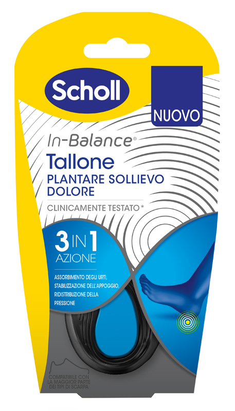 SCHOLL PLANTARE TALLONE M 2 PEZZI - farmacialombardia.it