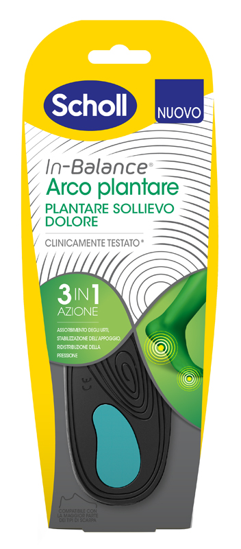 SCHOLL PLANTARE ARCO M 2 PEZZI - farmacialombardia.it