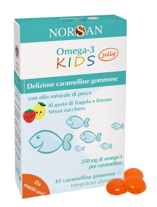 NORSAN OMEGA 3 KIDS 45 CARAMELLINE GOMMOSE - farmacialombardia.it
