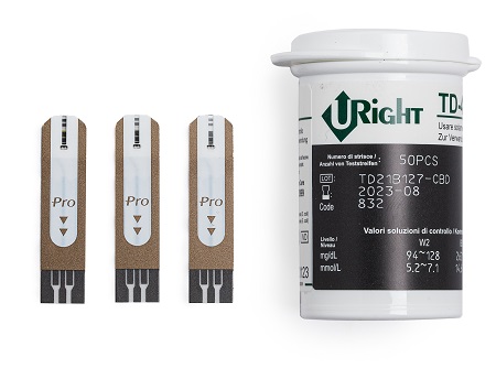 STRISCE MISURAZIONE GLICEMIA U-RIGHT TD 4279 50 PEZZI - farmacialombardia.it