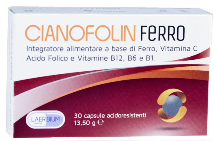 CIANOFOLIN FERRO 30 CAPSULE - farmacialombardia.it