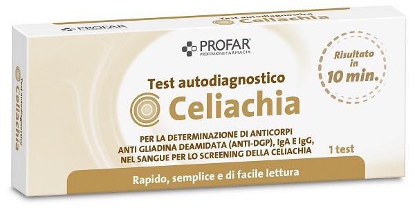 PROFAR TEST CELIACHIA TEST RAPIDO IMMUNOCROMATROGRAFICO A FLUSSO LATERALE 1 PEZZO - farmacialombardia.it