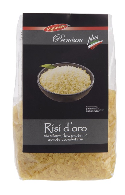 MY SNACK PREMIUM PLUS RISI D'ORO PASTA APROTEICA 500 G - farmacialombardia.it