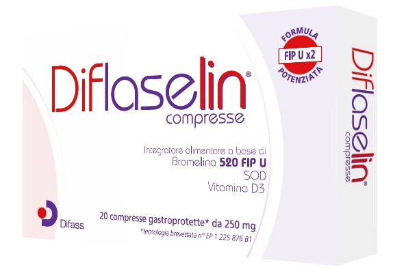 DIFLASELIN 20 COMPRESSE GASTROPROTETTE 250 MG - farmacialombardia.it