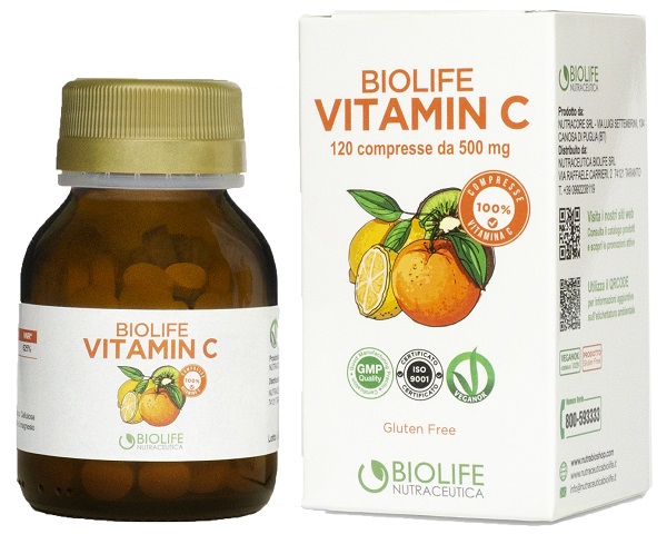 BIOLIFE VITAMIN C 120 COMPRESSE - farmacialombardia.it