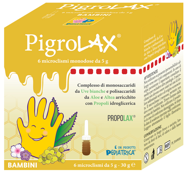 MICROCLISMA PIGROLAX BAMBINI 6 X 5 G - farmacialombardia.it