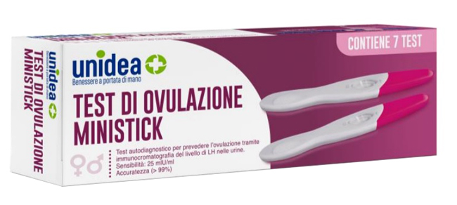 TEST DI OVULAZIONE UNIDEA 7 STICK - farmacialombardia.it