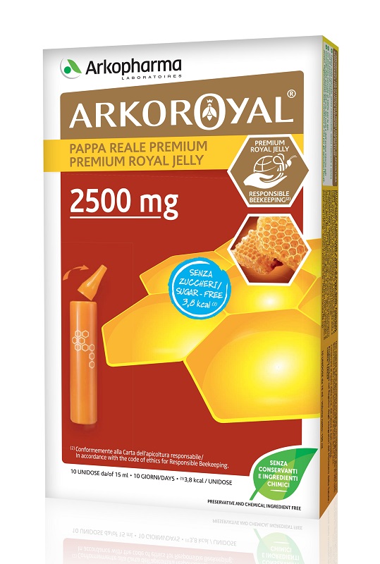 ARKOROYAL PAPPA REALE 2500 MG SENZA ZUCCHERO 10 FIALE - farmacialombardia.it