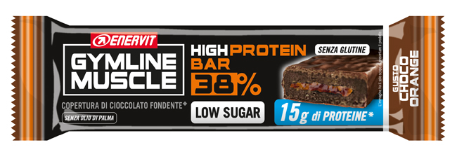 ENERVIT GYMLINE PROTEIN BAR 38% BARRETTA CIOCCOLATO-ARANCIA 40 G - farmacialombardia.it