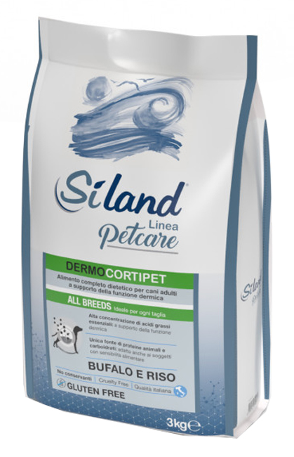 SILAND MANGIME SECCO DERMOCORTIPET ALL BREEDS 3 KG - farmacialombardia.it