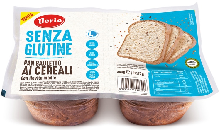 DORIA PAN BAULETTO CEREALI 2 PEZZI DA 175 G - farmacialombardia.it