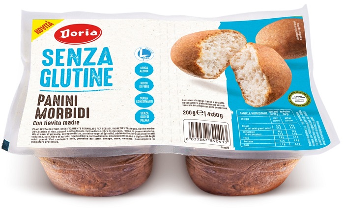 DORIA PANINI MORBIDI 4 PEZZI DA 50 G - farmacialombardia.it
