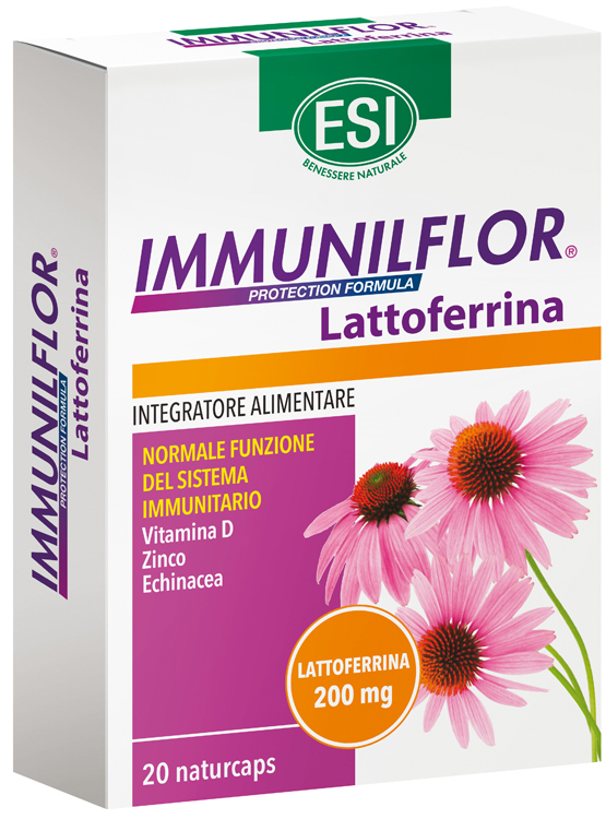 ESI IMMUNILFLOR LATTOFERRINA 20 NATURCAPS - farmacialombardia.it