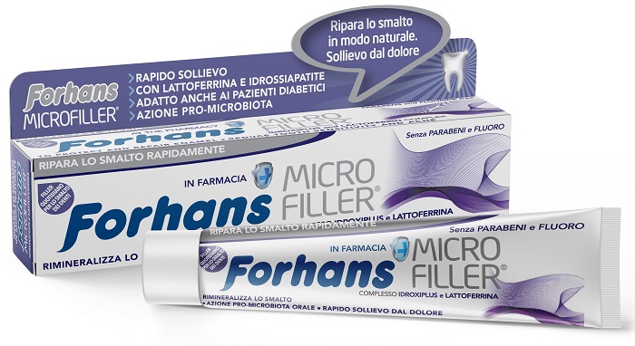 FORHANS DENTIFRICIO MICROFILLER PROTEZIONE SMALTO 75 ML - farmacialombardia.it