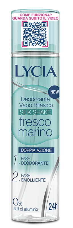 LYCIA DEO VAPO BIFASICO SILK SHAKE FRESCO MARINO 100 ML - farmacialombardia.it