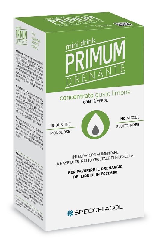 PRIMUM DRENANTE MINIDRINK LIMONE 15 STICK DA 10 ML - farmacialombardia.it