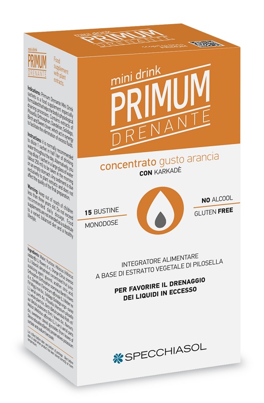 PRIMUM DRENANTE MINIDRINK ARANCIA 15 STICK DA 10 ML - farmacialombardia.it
