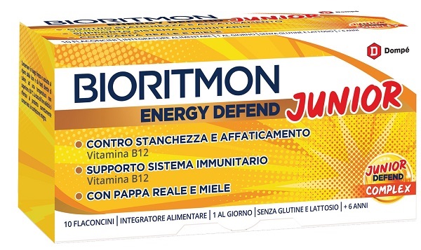 BIORITMON ENERGY DEFEND JUNIOR 10 FLACONCINI 10 ML - farmacialombardia.it