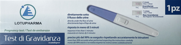 LOTUPHARMA TEST DI GRAVIDANZA 1 PEZZO - farmacialombardia.it