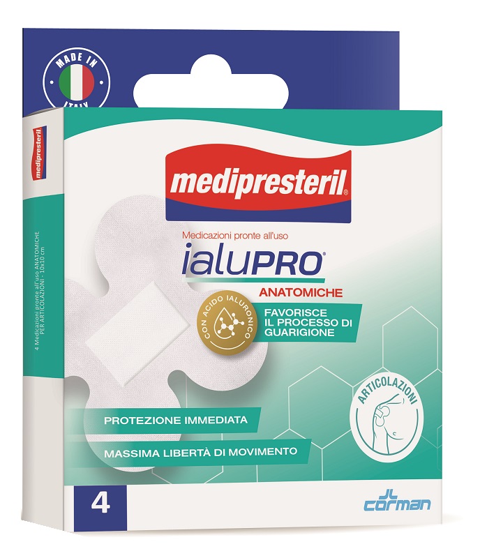 MEDIPRESTERIL IALUPRO ARTICOLAZIONI 10X10 CM 4 PEZZI - farmacialombardia.it