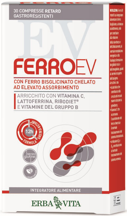 FERRO EV RETARD 30 COMPRESSE GASTRORESISTENTI - farmacialombardia.it