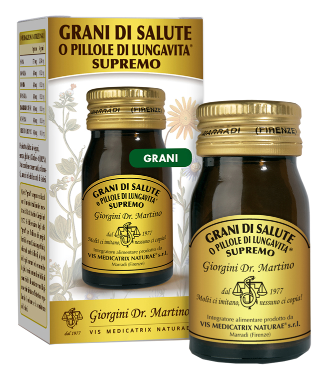 GRANI DI SALUTE O PILLOLE DI LUNGAVITA SUPREMO 30 G - farmacialombardia.it
