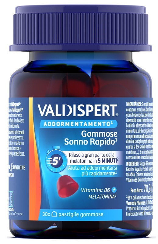 VALDISPERT GOMMOSE SONNO RAPIDO 30 PASTIGLIE GOMMOSE - farmacialombardia.it