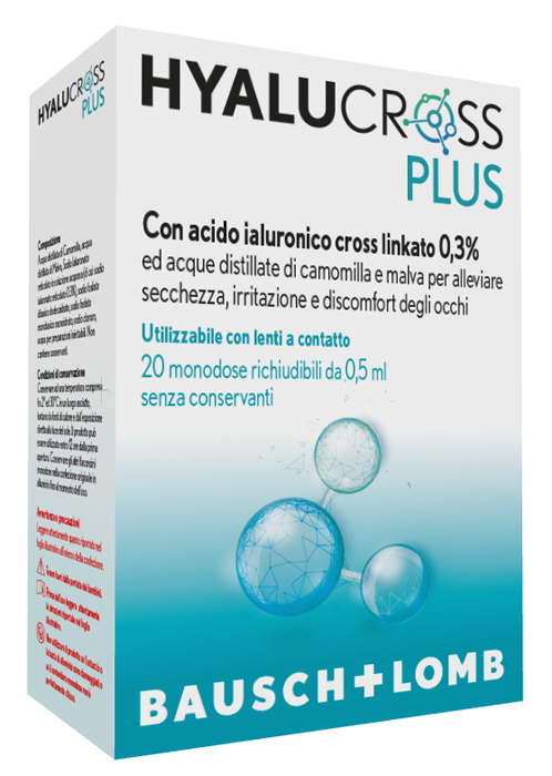 HYALUCROSS PLUS 20 FLACONCINI MONODOSE DA 0,5 ML - farmacialombardia.it