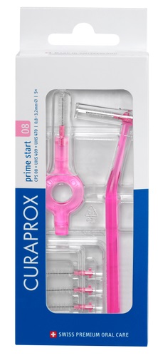CURAPROX CPS 08 SCOVOLINO PRIME START 08 PINK 5 PEZZI - farmacialombardia.it