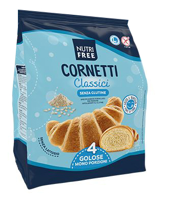NUTRIFREE CORNETTI CLASSICI 4 PEZZI DA 50 G - farmacialombardia.it