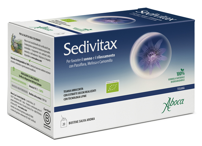 SEDIVITAX TISANA 20 BUSTINE - farmacialombardia.it