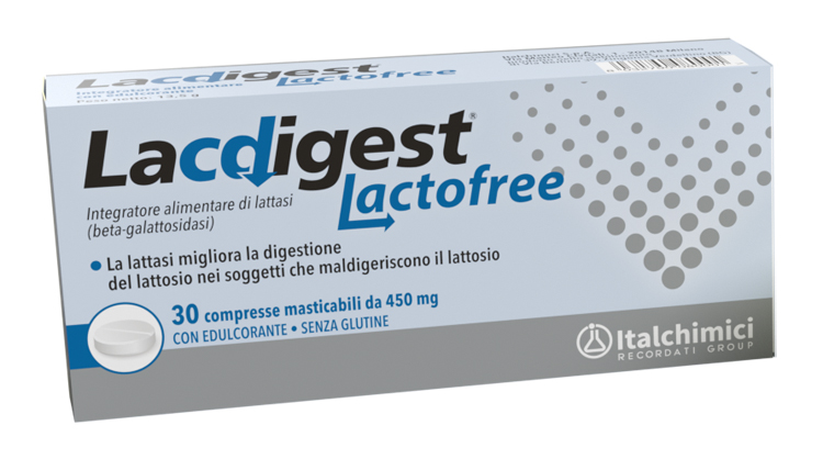 LACDIGEST LACTOFREE 30 COMPRESSE MASTICABILI - farmacialombardia.it