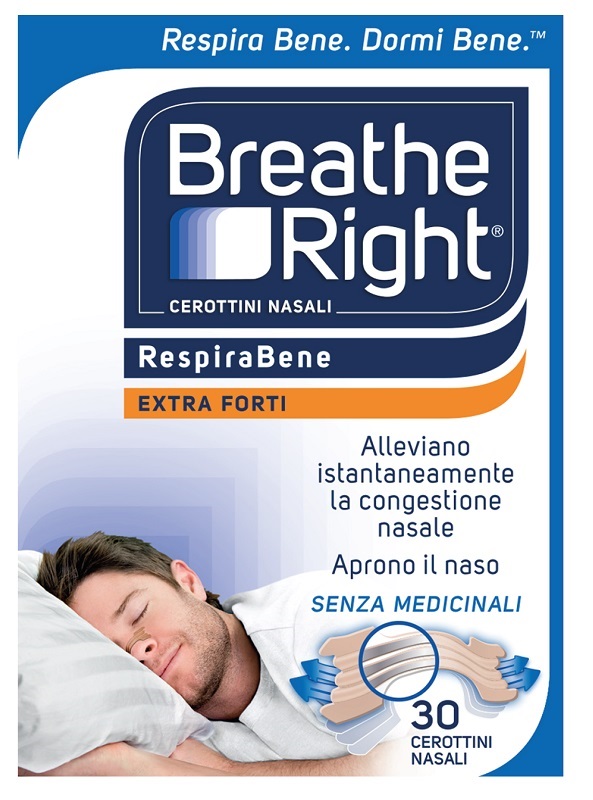 CEROTTI NASALI BREATHE RIGHT EXTRA FORTE 30 PEZZI - farmacialombardia.it