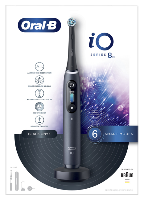 ORAL-B IO8 N BLACK SPAZZOLINO ELETTRICO - farmacialombardia.it